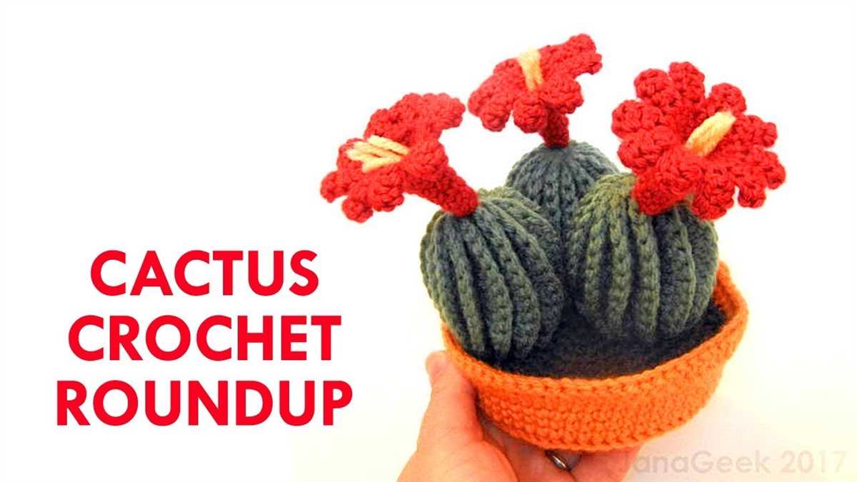 Knit cactus pattern free