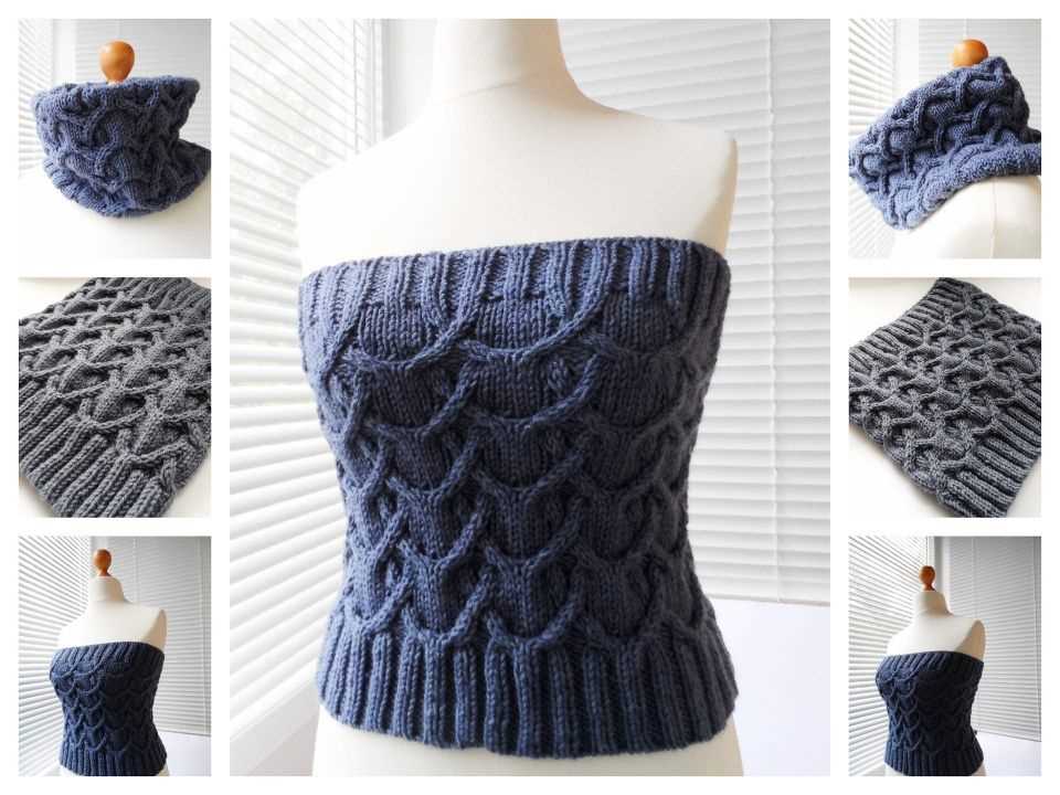 Knit corset top pattern