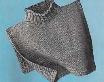 Knit dickey pattern