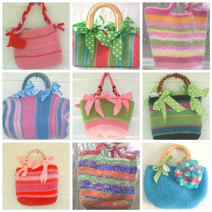 Knit felted bag pattern free