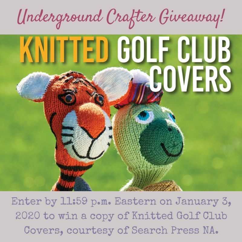 Knit golf headcovers pattern