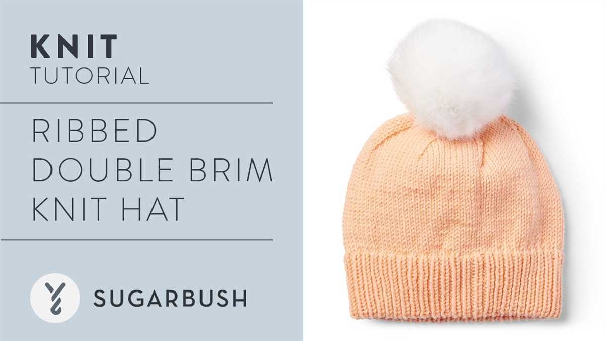 Knit hat pattern size 8 straight needles