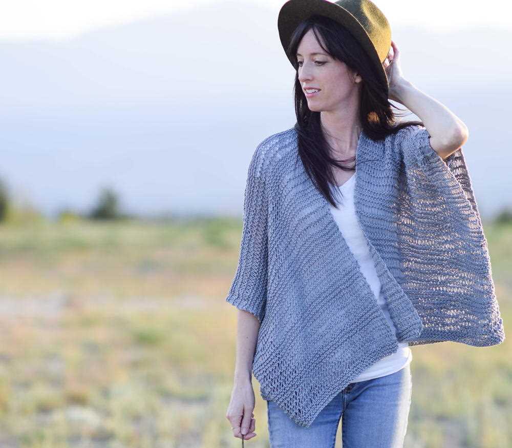 Knit kimono pattern