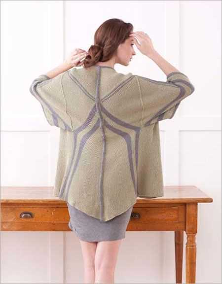 Knit kimono pattern