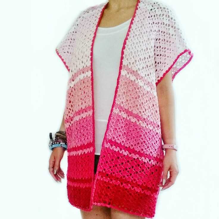 Knit kimono pattern