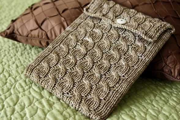 Knit kindle sleeve pattern