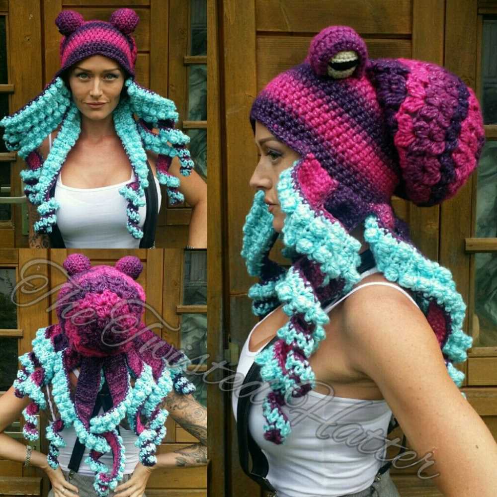 Knit octopus hat pattern