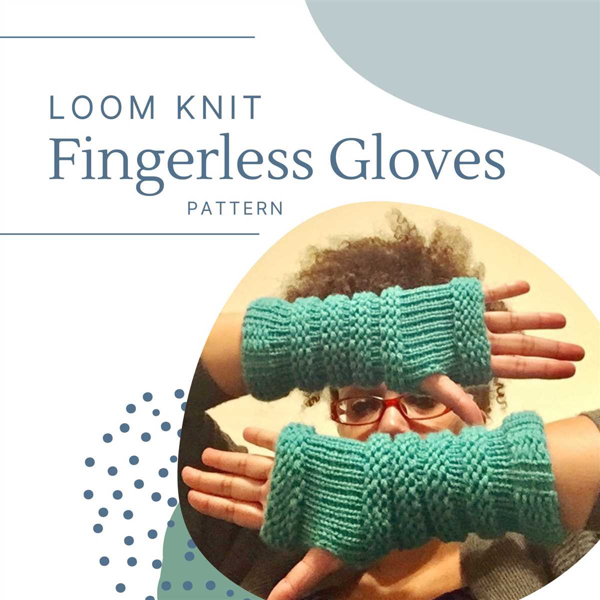 Knit pattern for fingerless gloves