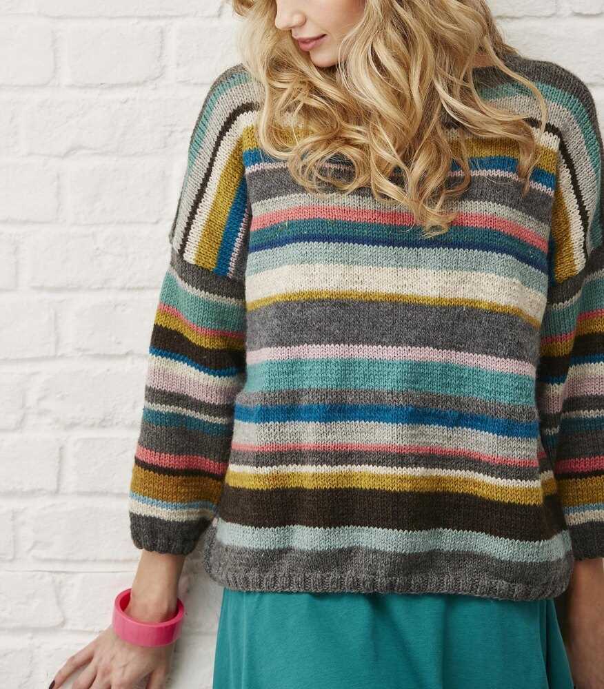 Knit pattern jumper