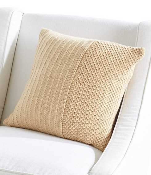 Knit pillow pattern
