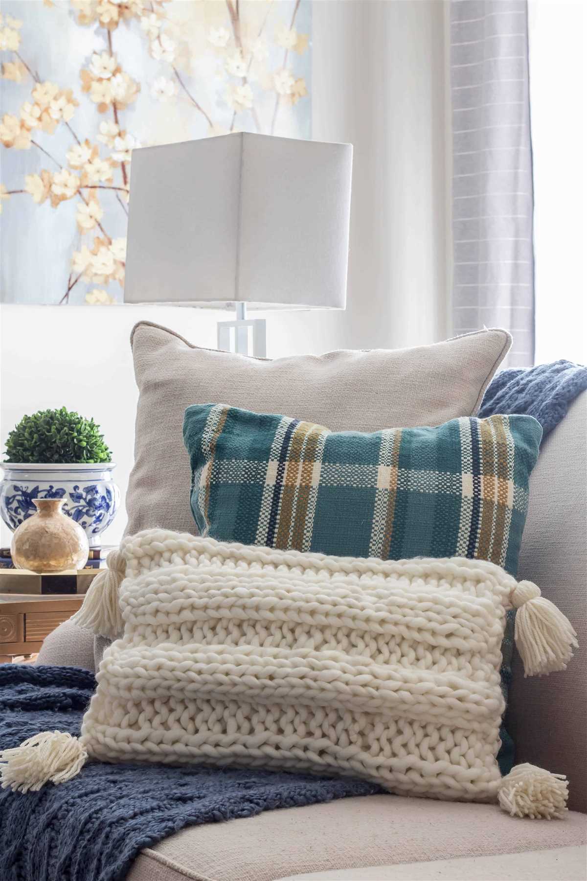 Knit pillow pattern