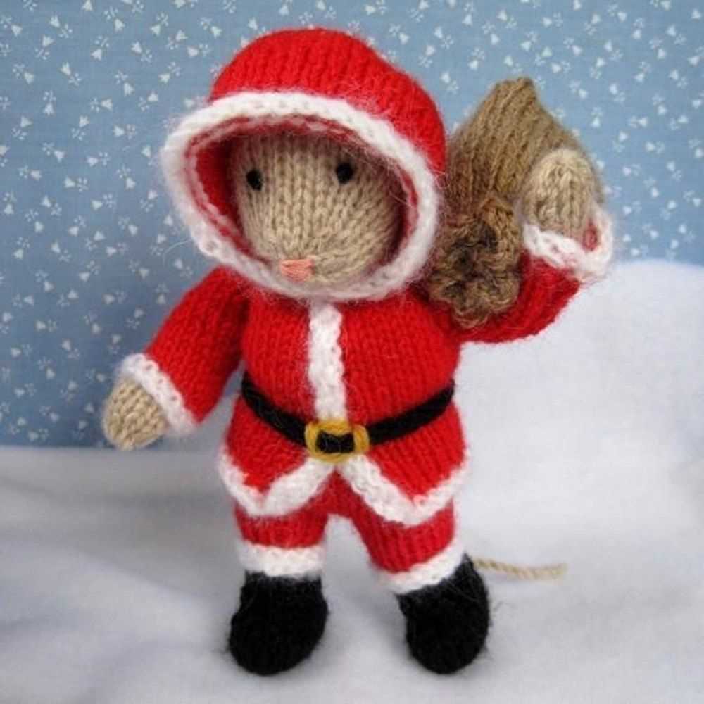 Knit santa pattern