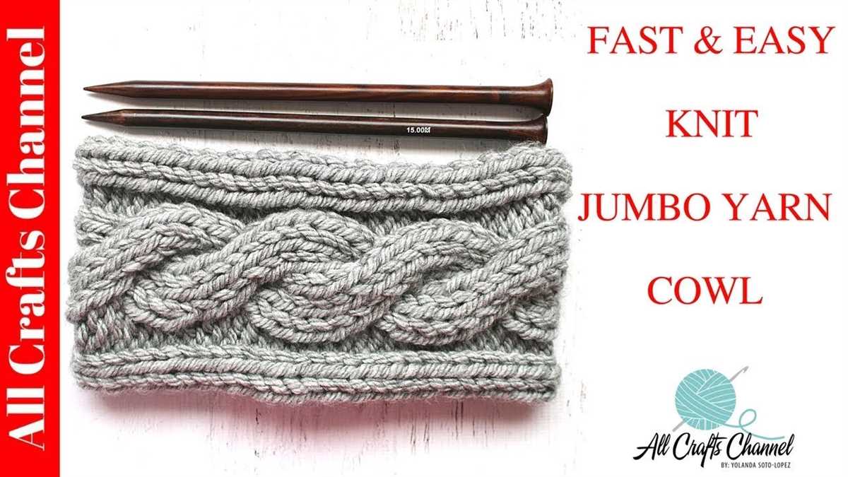 Knit scarf pattern chunky yarn