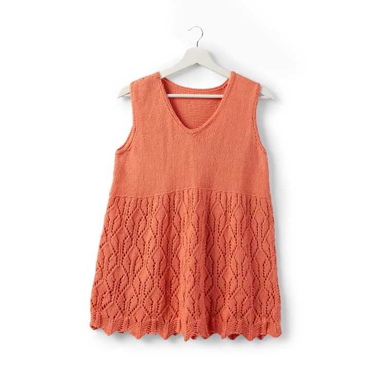 Knit sleeveless top pattern