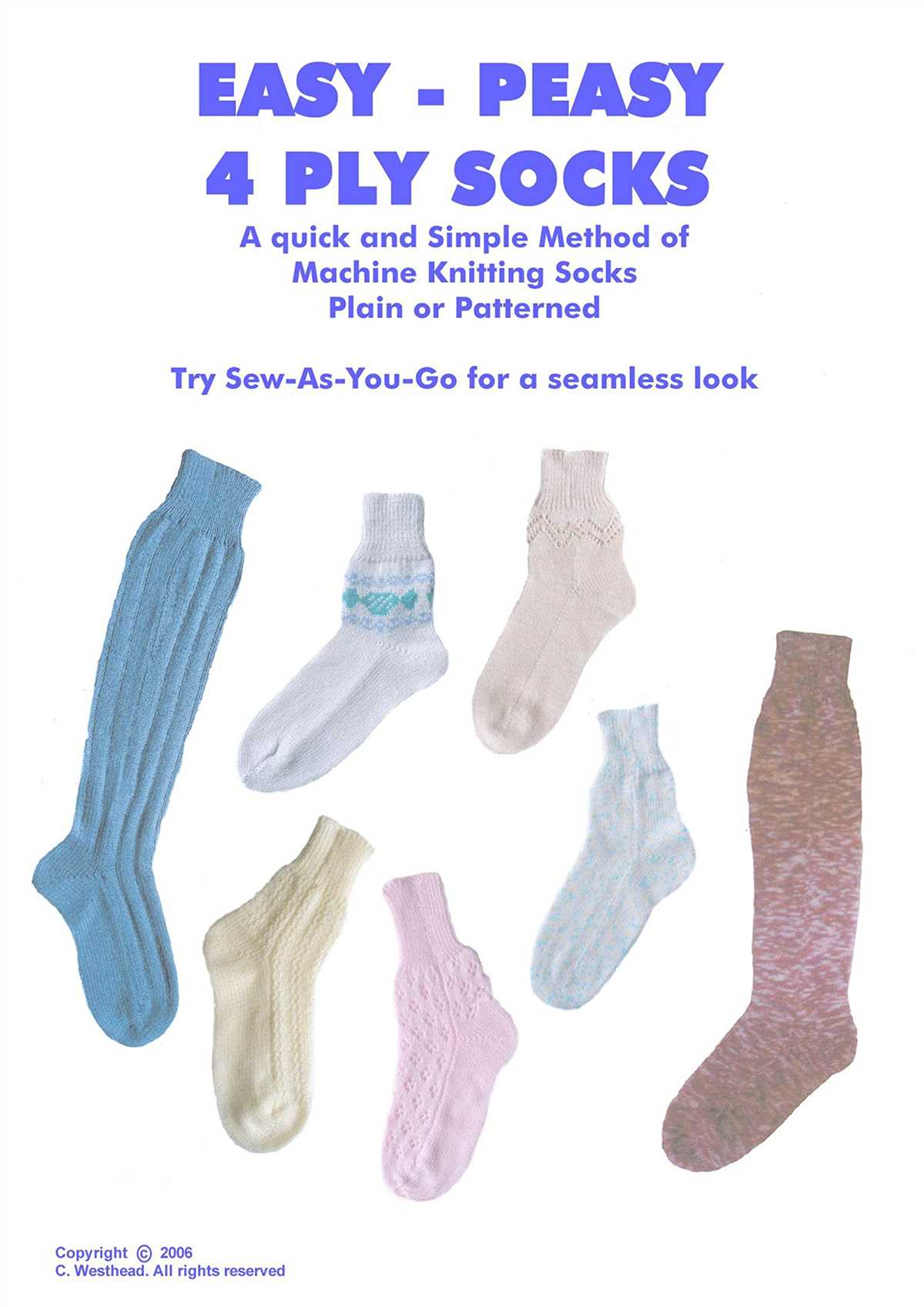 Knit sock pattern easy