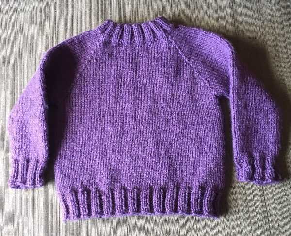 Knit toddler sweater pattern