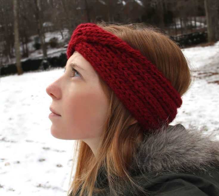 Knit turban headband pattern free