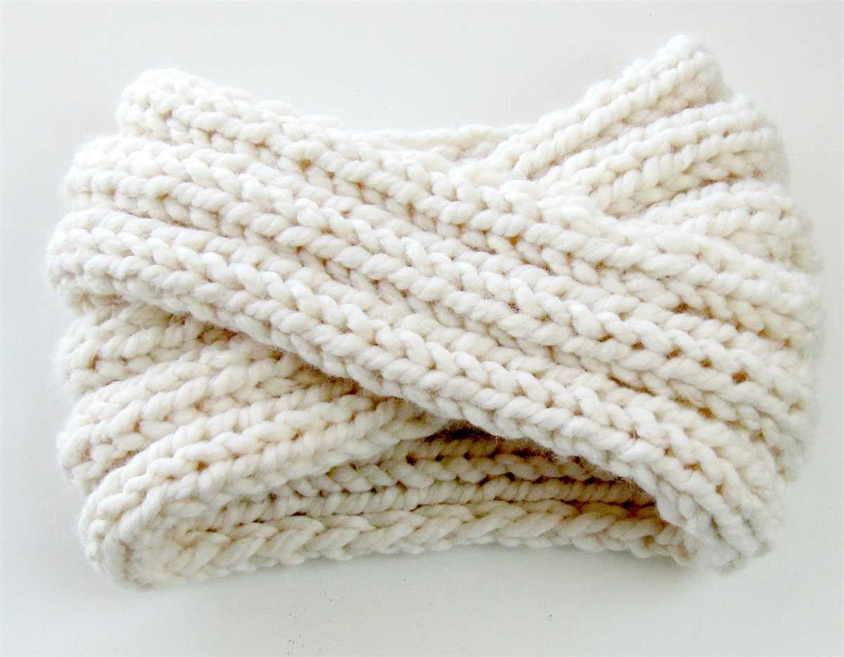 Knit turban headband pattern free