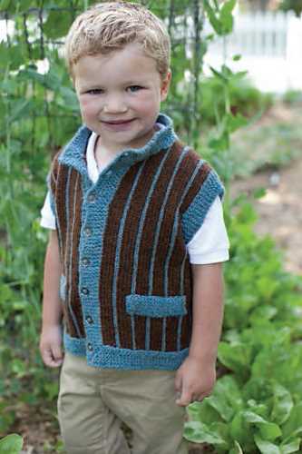 Knit waistcoat pattern