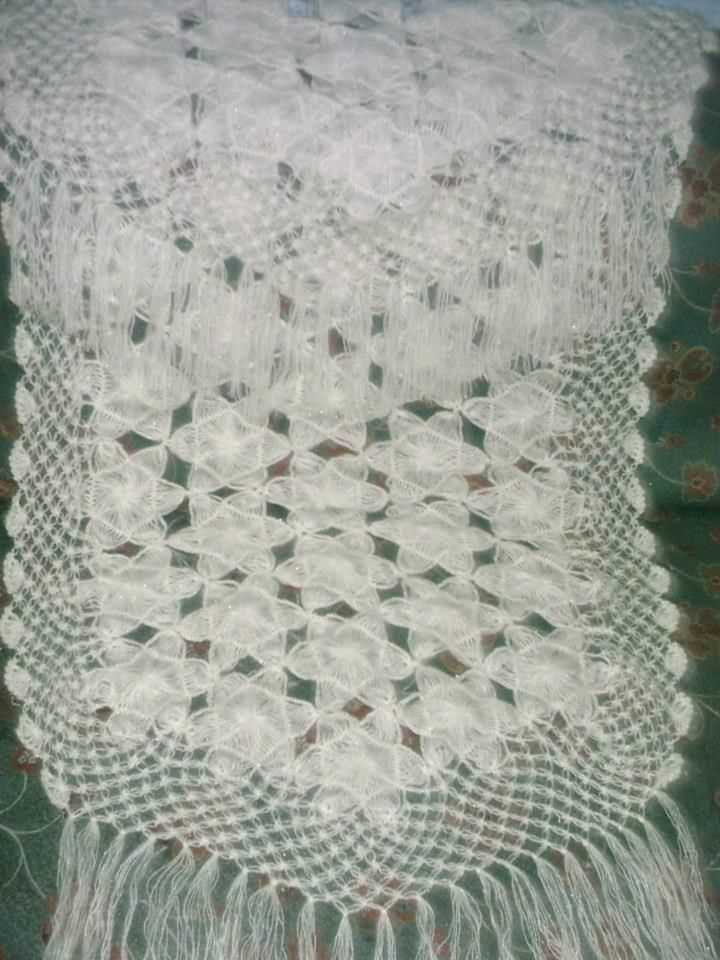 Knit wedding shawl pattern