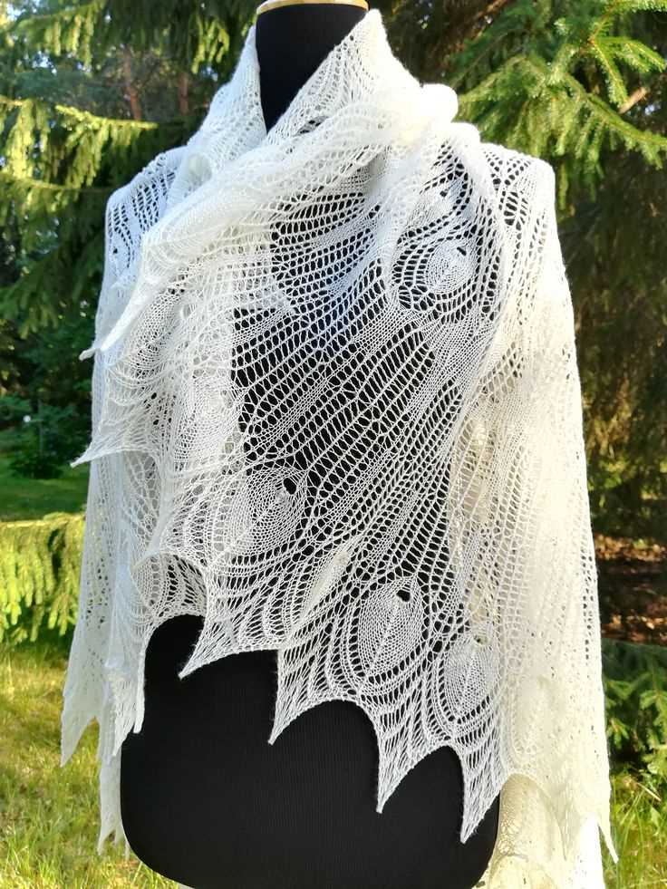 Knit wedding shawl pattern