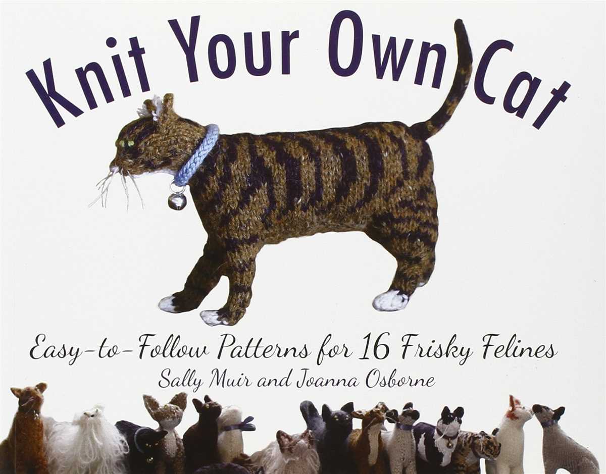 Knit your own cat pattern