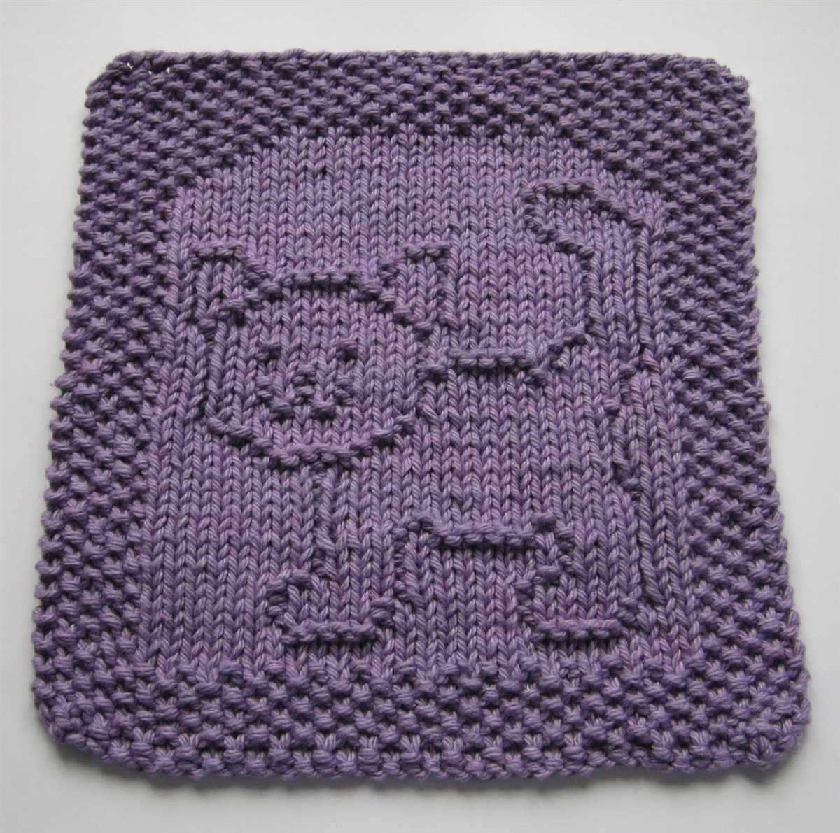 Knitted animal dishcloth patterns