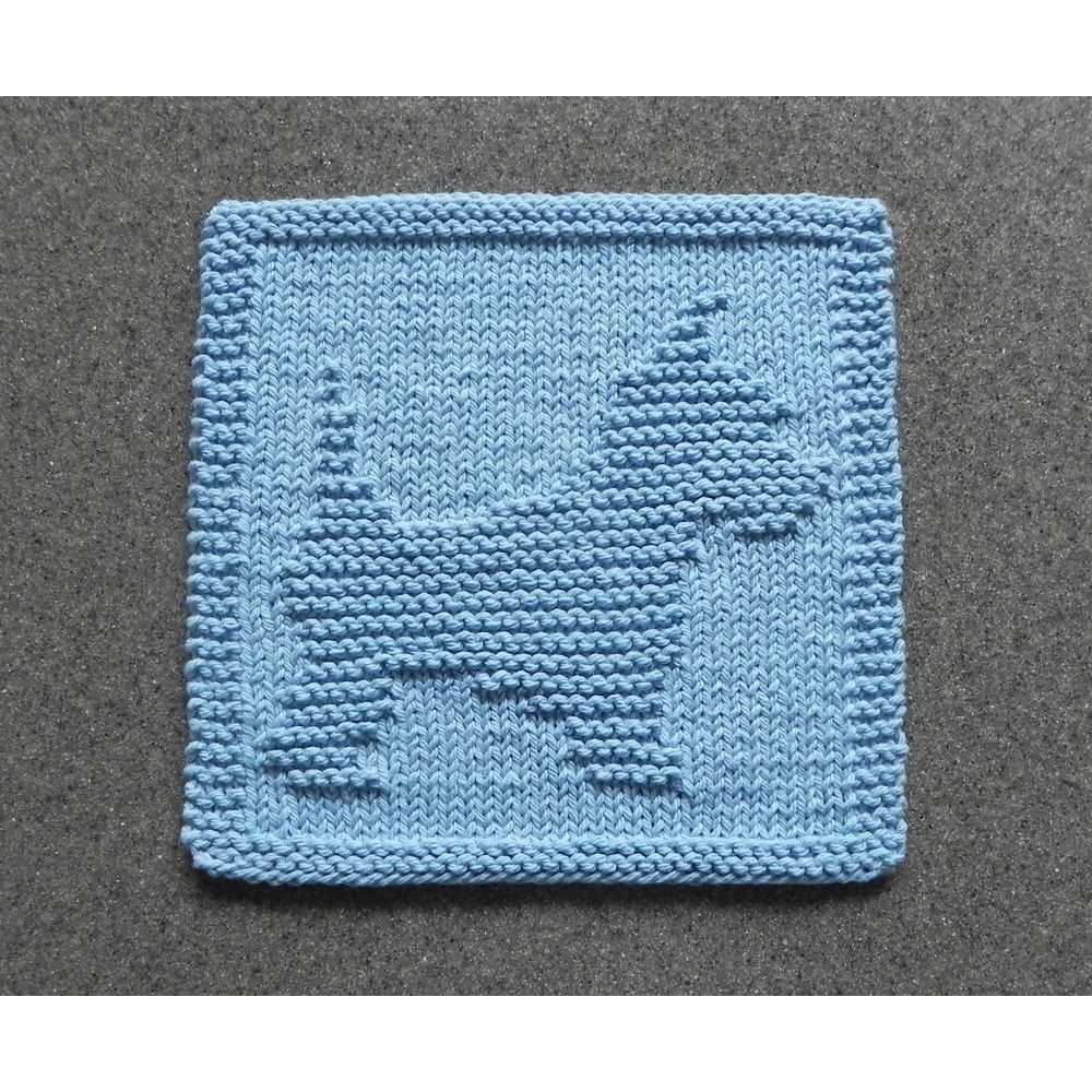 Knitted animal dishcloth patterns