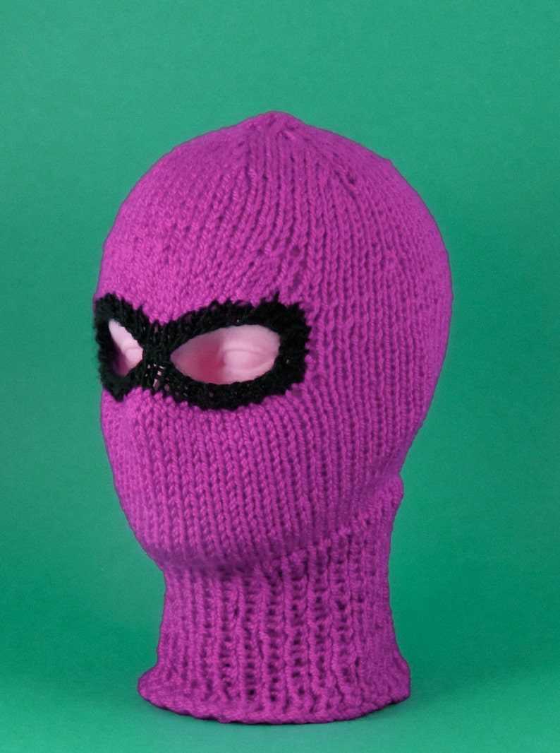 Knitted balaclava pattern