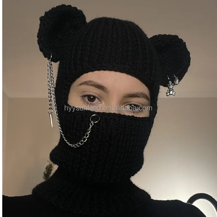 Knitted balaclava pattern