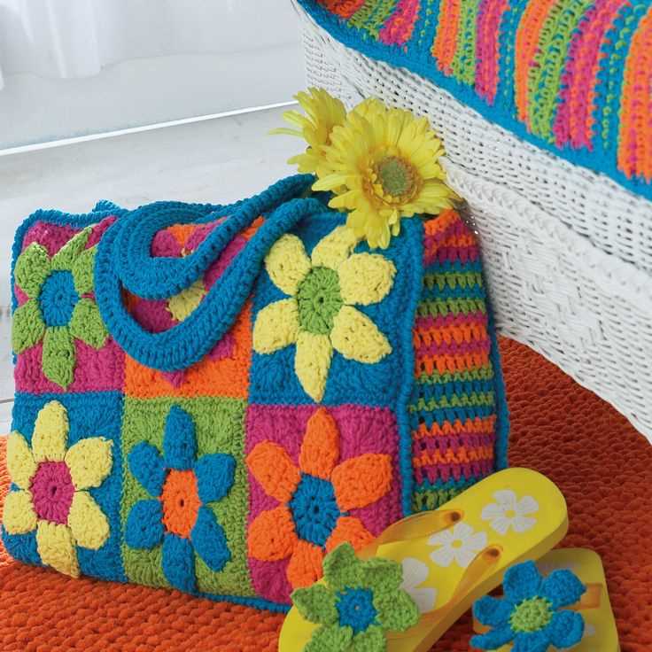 Knitted beach bag pattern