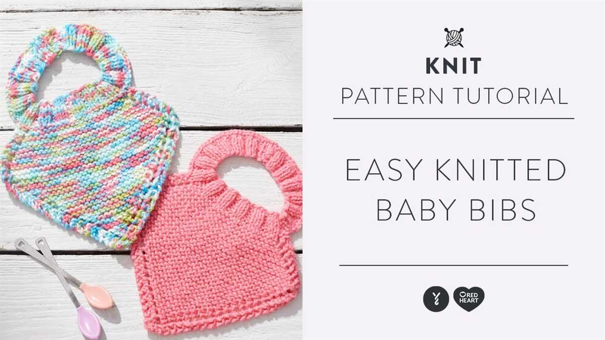 Knitted bib pattern free