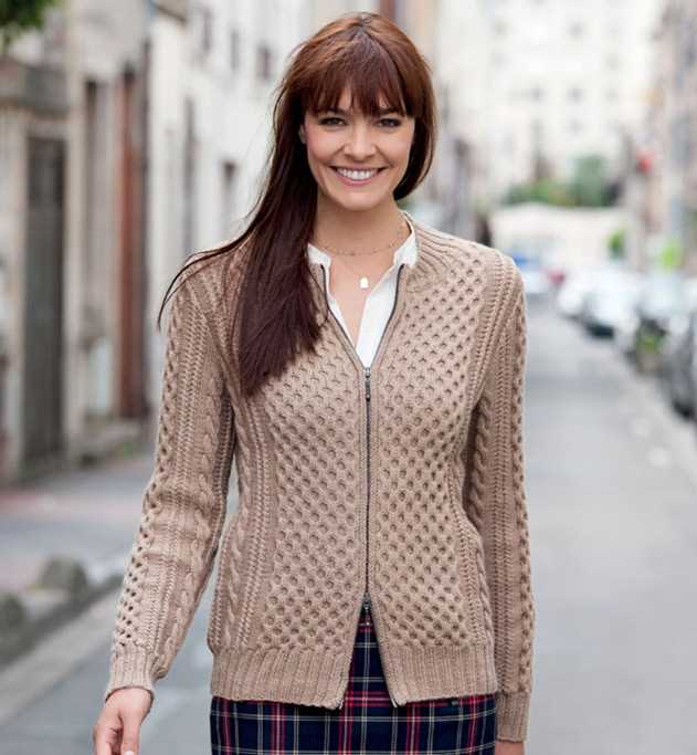 Knitted blazer pattern