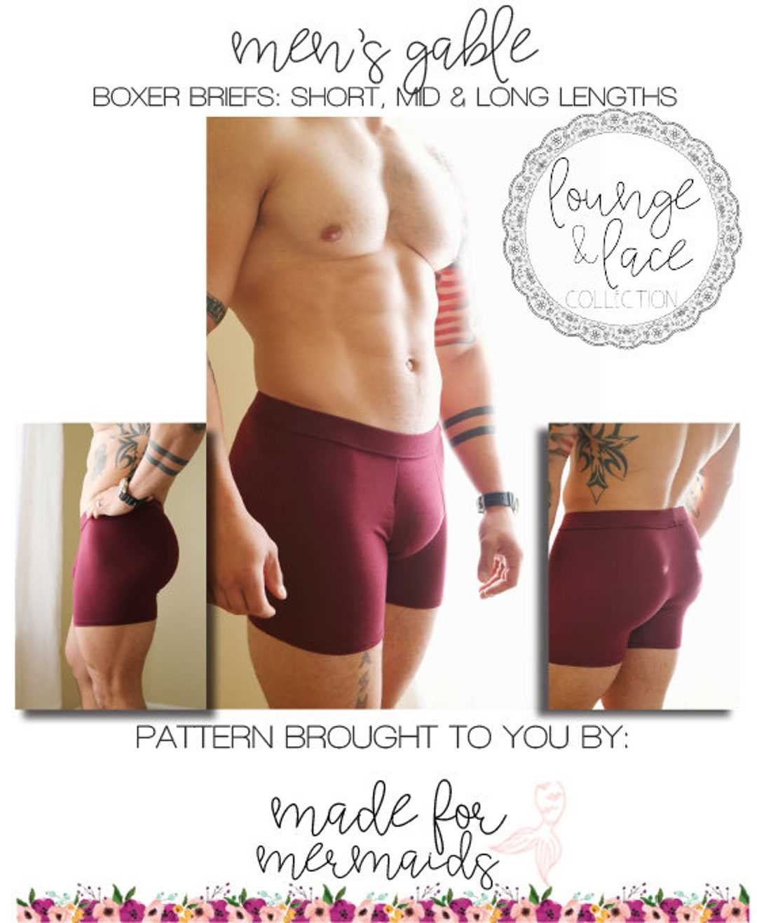 Knitted boxer shorts pattern