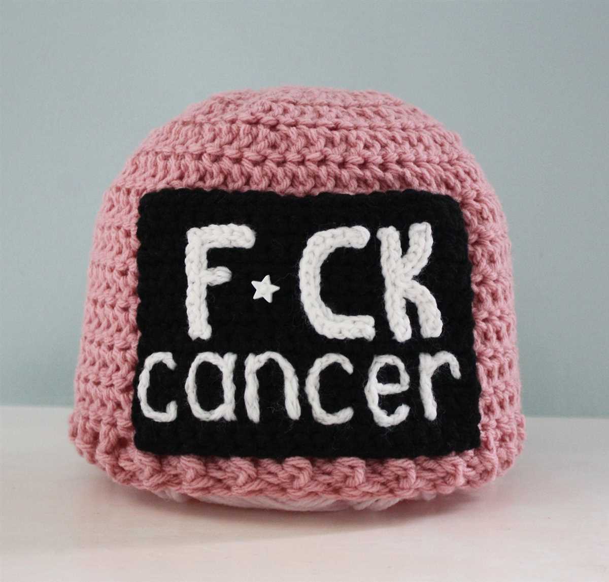 Knitted cancer cap pattern