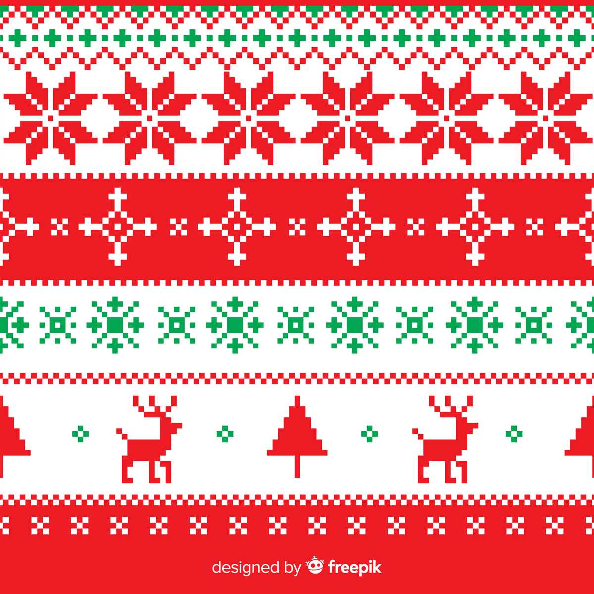 Knitted christmas ornament pattern
