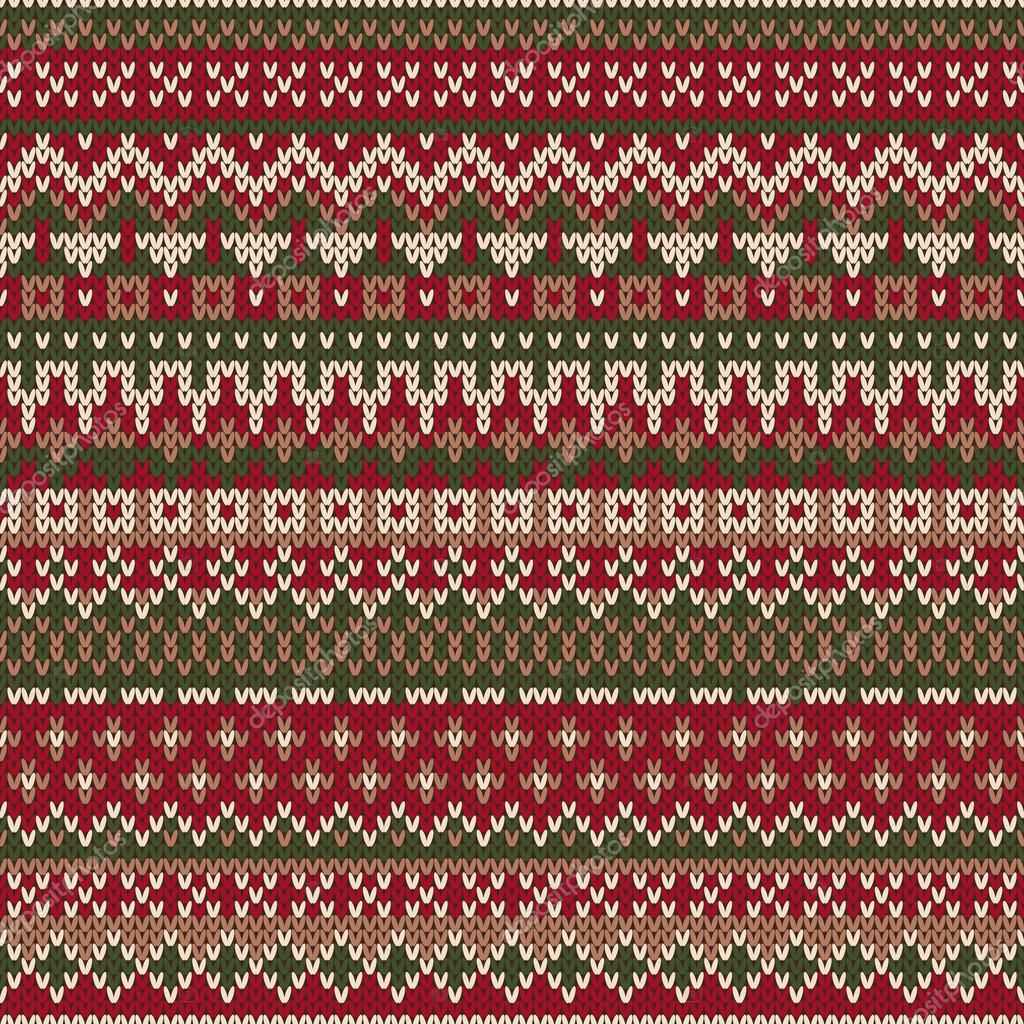 Knitted christmas ornament pattern