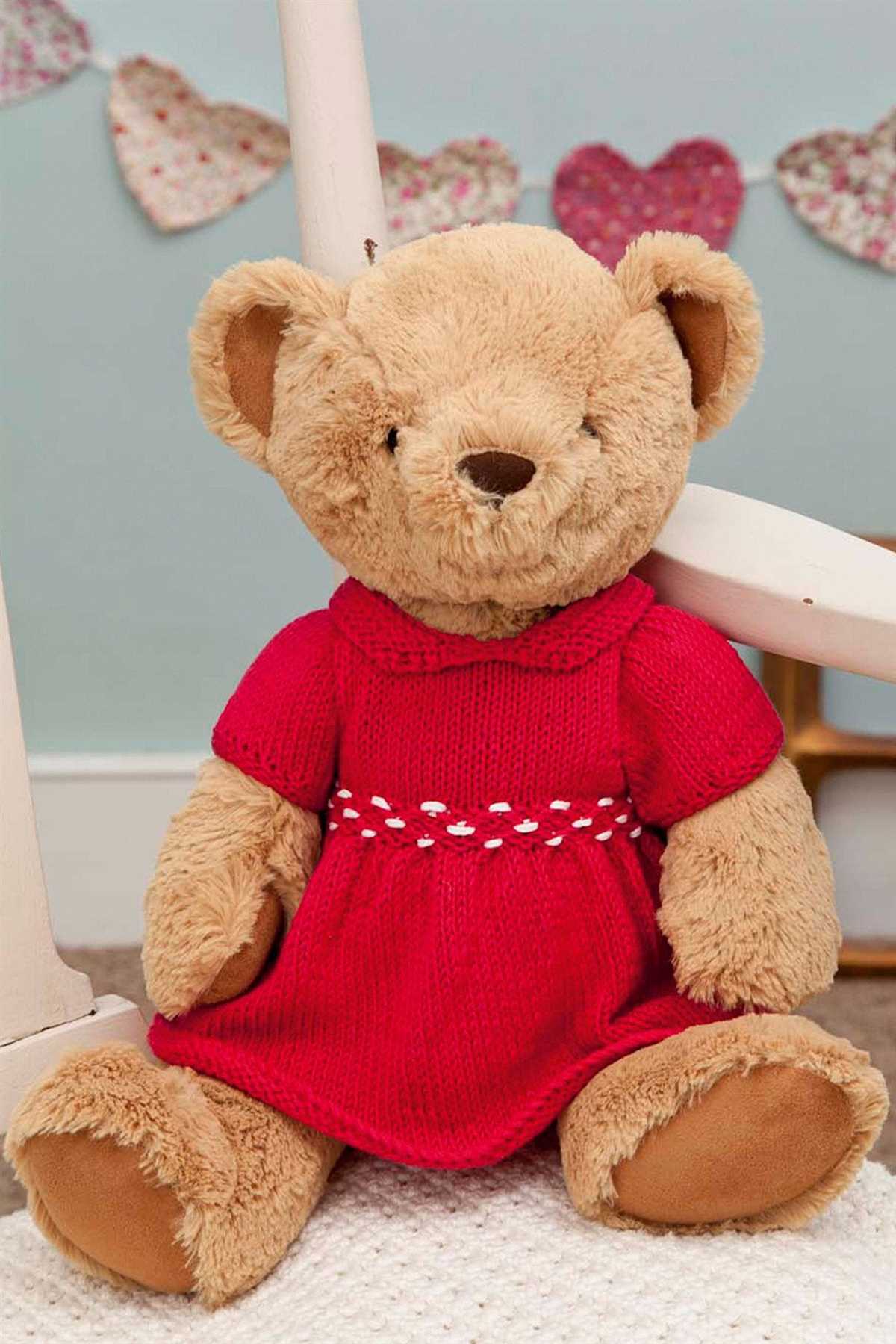 Knitted clothes for teddy bears patterns