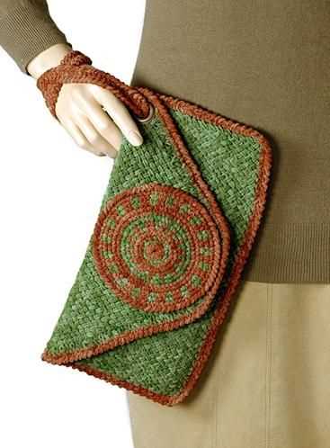 Knitted clutch purse pattern