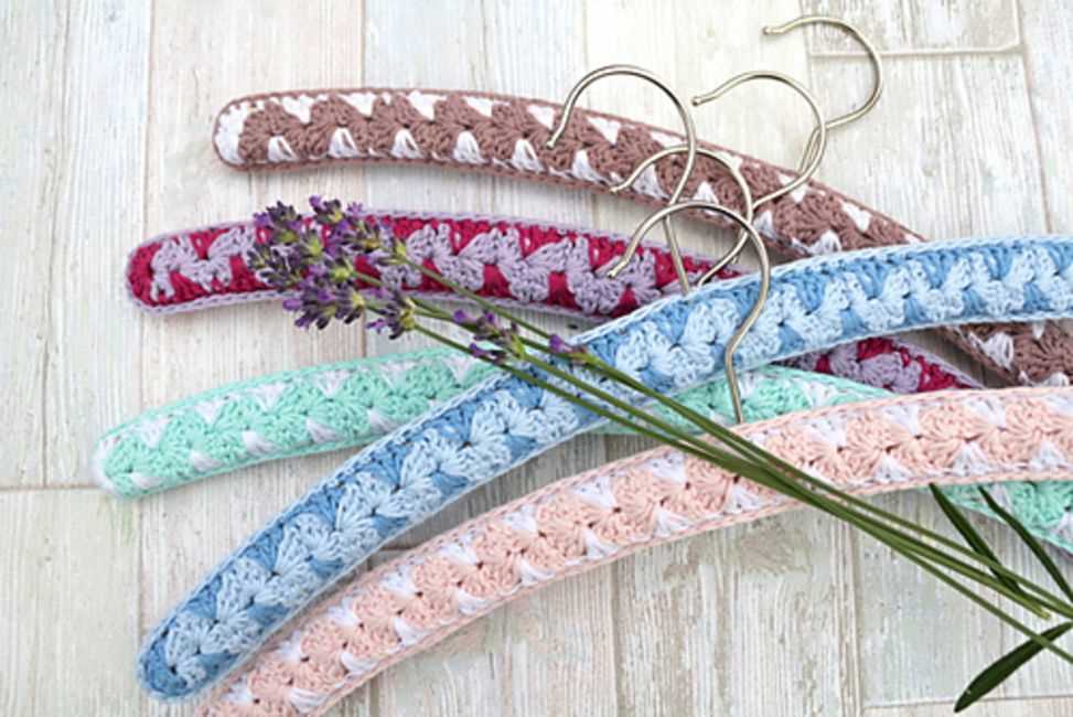 Knitted coat hanger covers free patterns