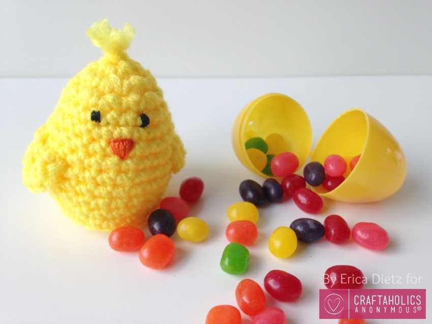 Knitted creme egg covers pattern