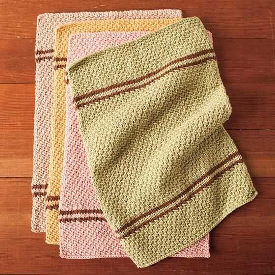 Knitted dish rags free pattern
