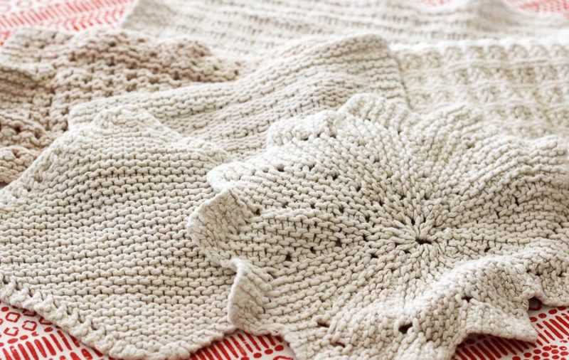 Knitted dish rags free pattern