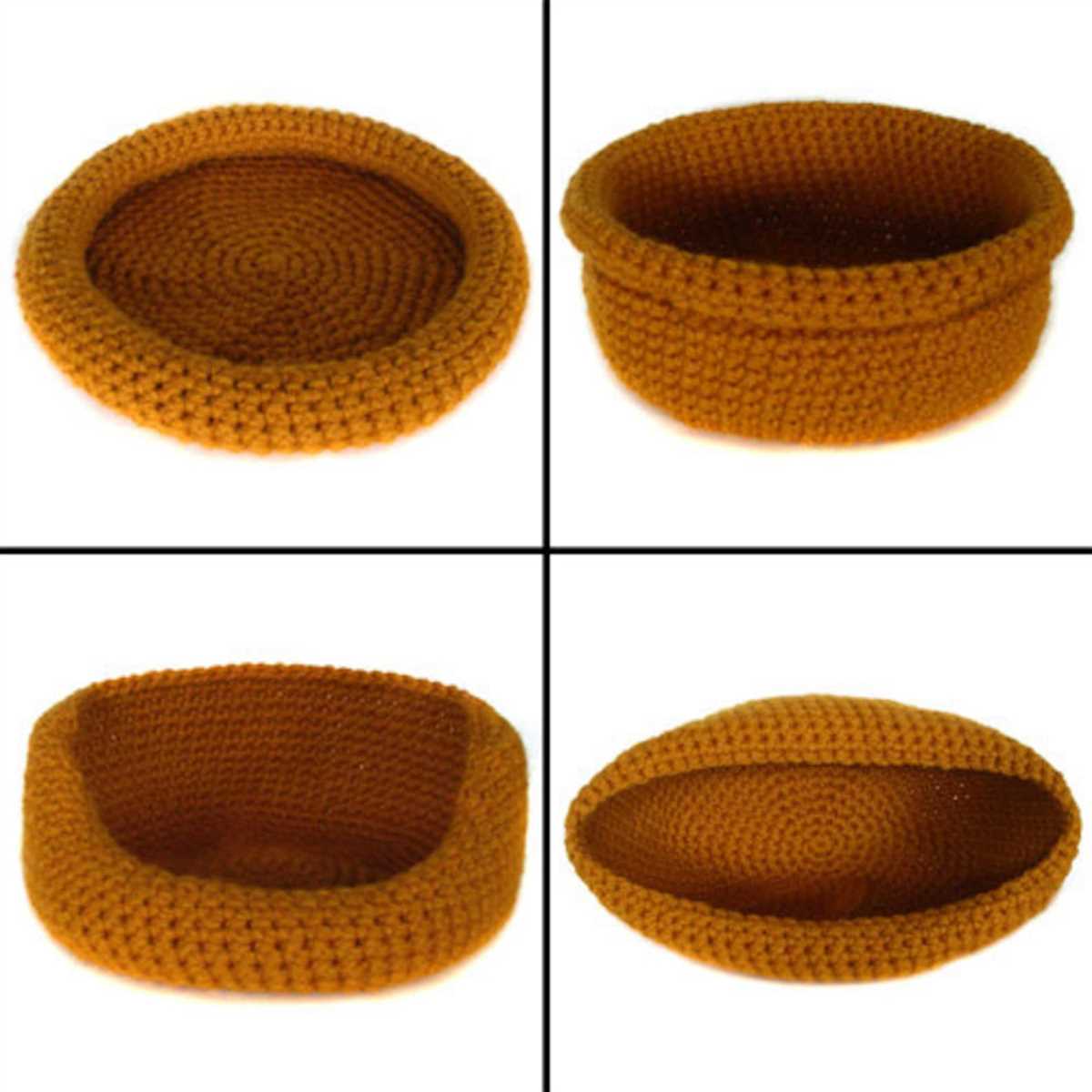 Knitted dog bed pattern