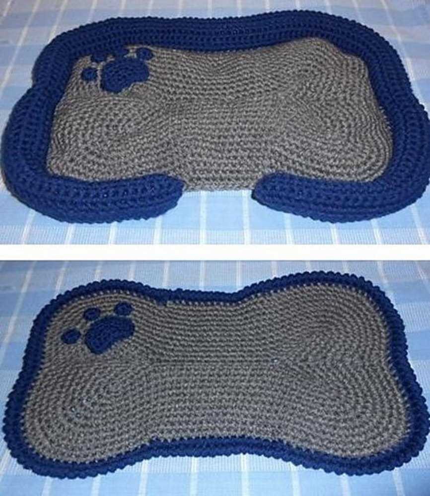 Knitted dog bed pattern
