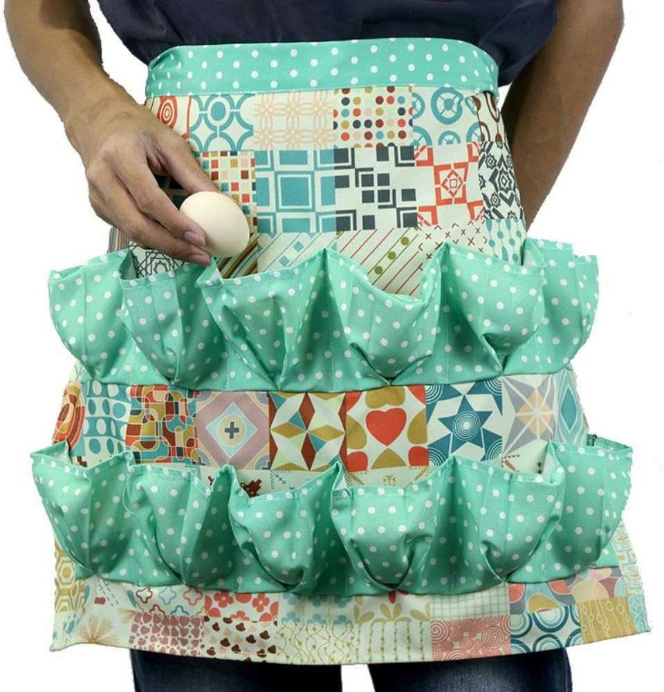 Knitted egg apron pattern