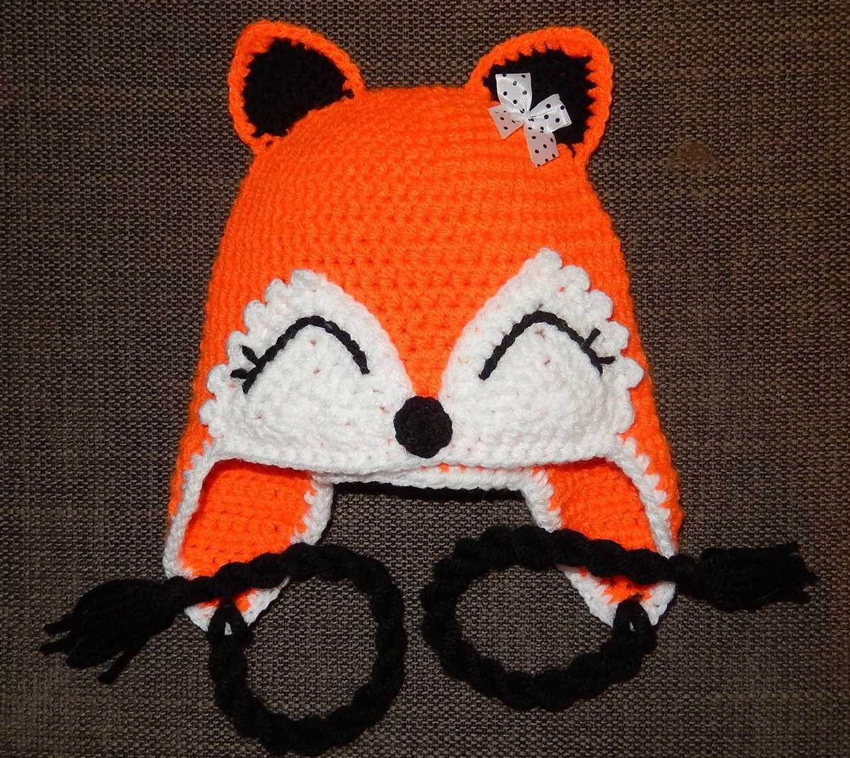 Knitted fox hat pattern free