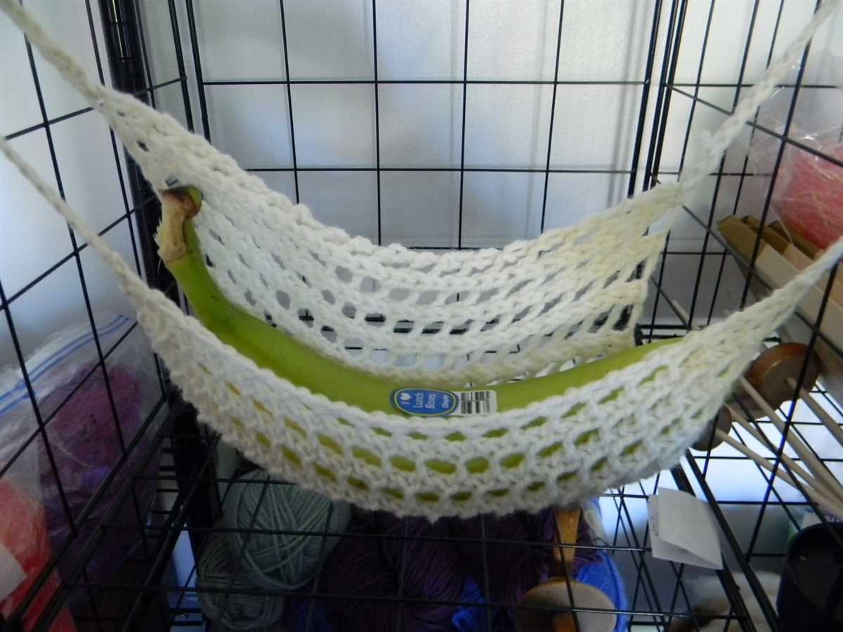 Knitted hammock pattern