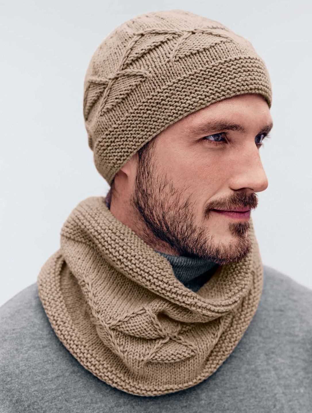 Knitted hat patterns for men
