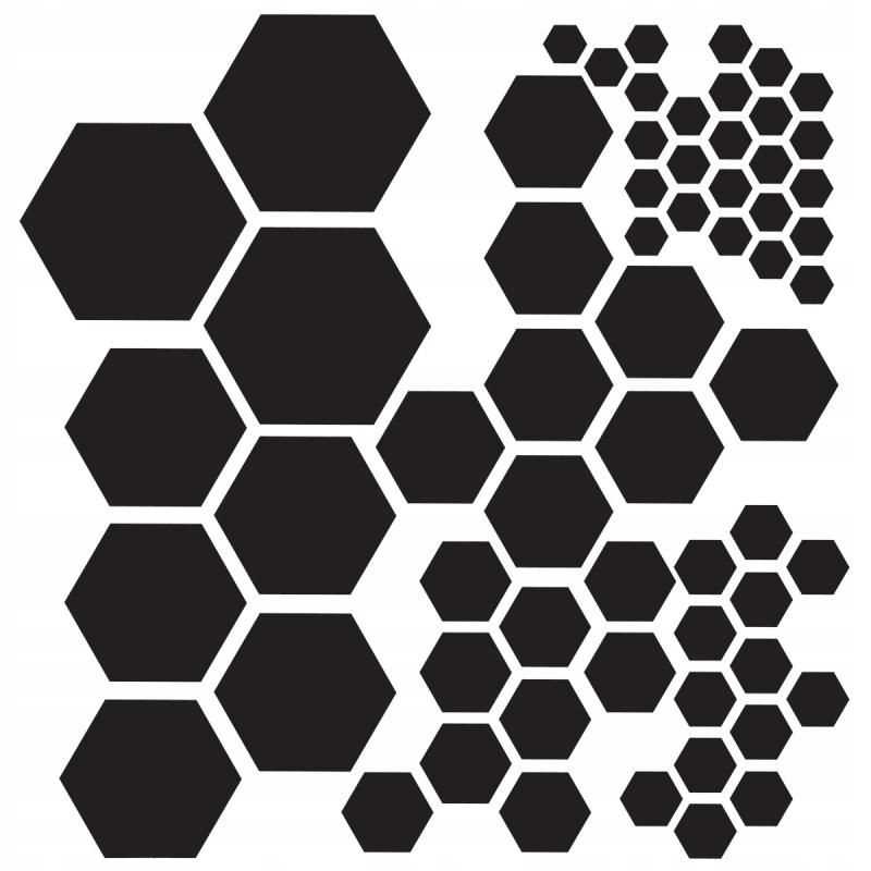 Knitted hexagon pattern on circulars